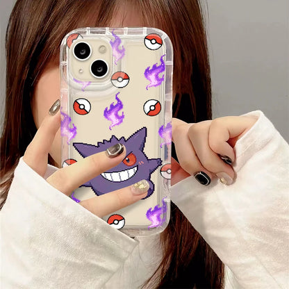 Pokemon Pikachu Gengar Charmander Case  For iPhone
