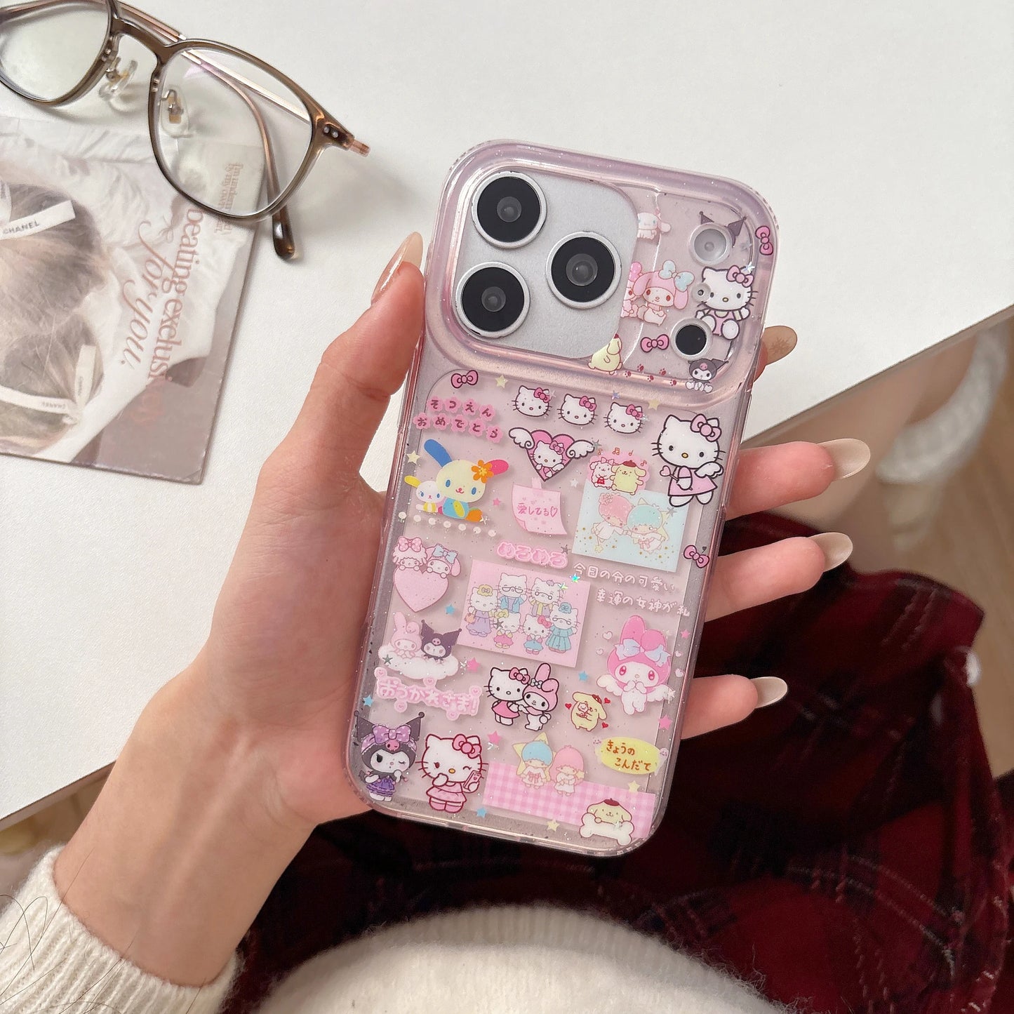 Luxury IMD Sanrio Hellos Kitty Kuromis Melodys Phone Case For iPhone