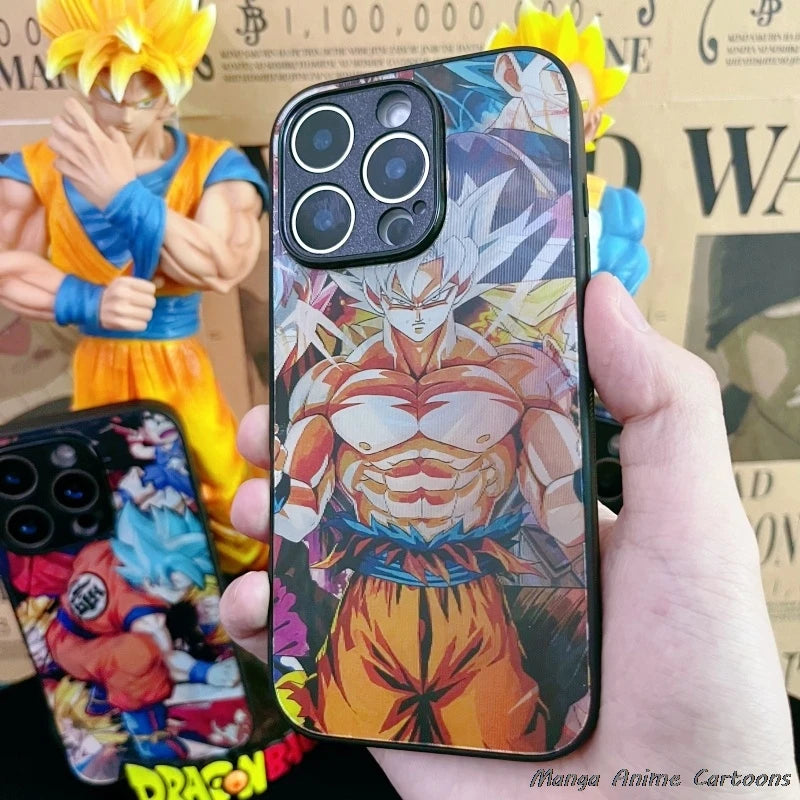 3D Grating Dragon Ball GT Phone Case For iPhone