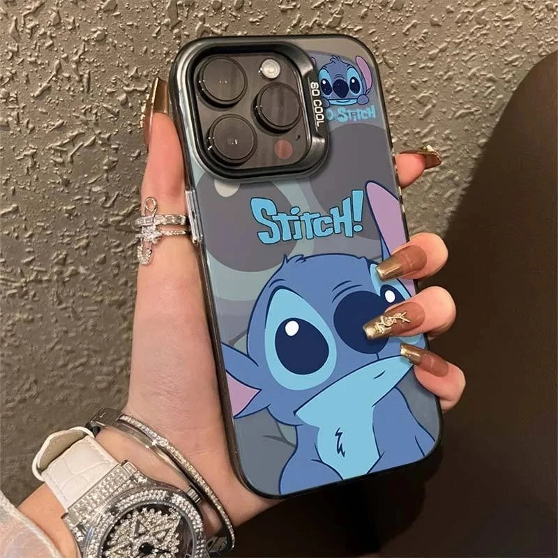 Stitch Big Eye Cute Phone Case For iPhone