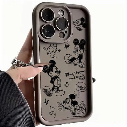 Disney Sketch Minnie Cartoon Phone Case For IPhone