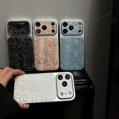 Crocodile Leather Phone Case For iPhone
