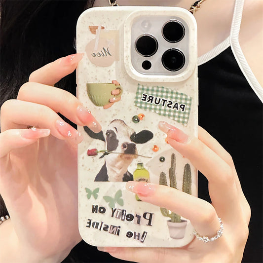 Cute Cow Silicone Phone Case
