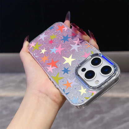 Colorful Stars Phone Case For iPhone