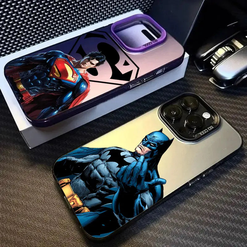 Supermans Batmans Phone Case For iPhone