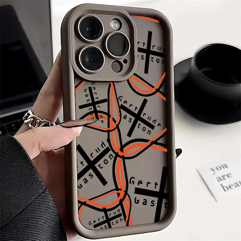 Fashion Luxury For Gertrudes Silicone Case For  iPhone