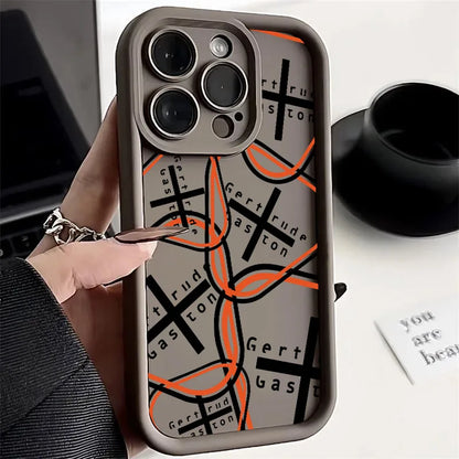 Fashion Luxury For Gertrudes Silicone Case For  iPhone