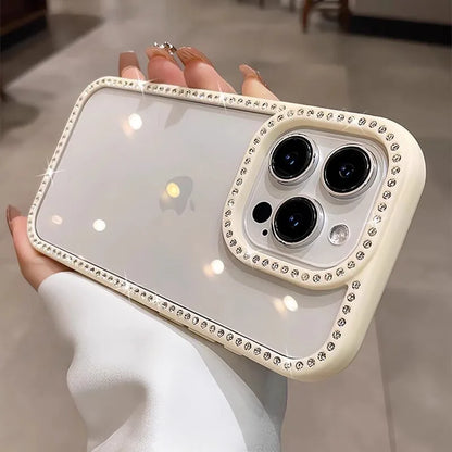 Luxury Glitter Diamond Transparent Case For iPhone