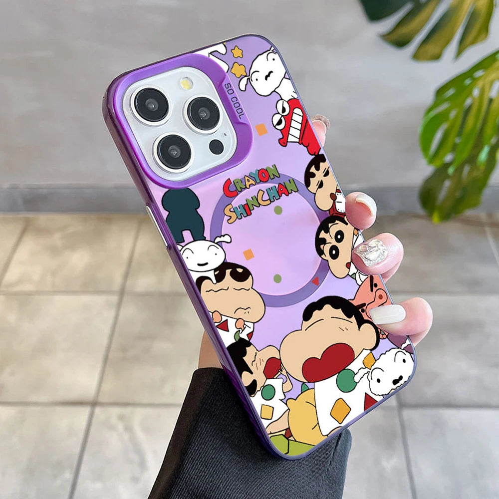 Crayon Shin-chans Magnetic Magsafe Phone Case For iPhone