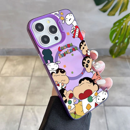 Crayon Shin-chans Magnetic Magsafe Phone Case For iPhone