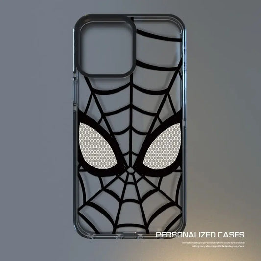 Trend Marvel Spider Man cobweb Phone Case For iPhone