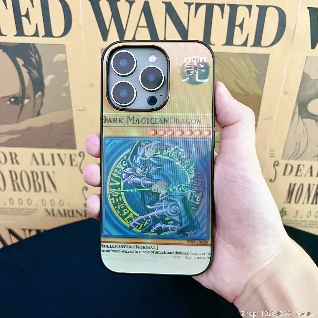 3D Grating Card White Dragon Monsters Phone Case  For iPhone