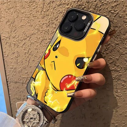 Anime Pokemons Gengars Pikachus Phone Case For iPhone
