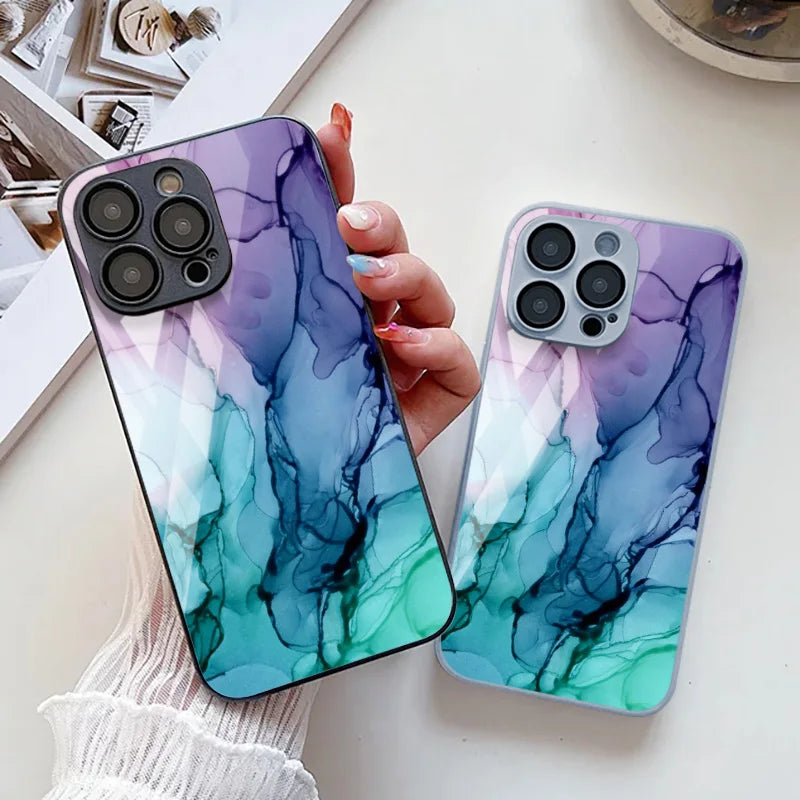 Marble Pattern Case For iPhone
