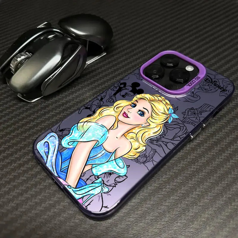 Disney Winnies Elsa Jasmine Phone Case For iPhone