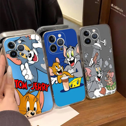 Lovely Cartoon For TomsJerrys Phone Case For iPhone