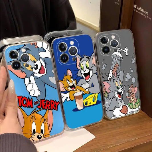 Lovely Cartoon For TomsJerrys Phone Case For iPhone