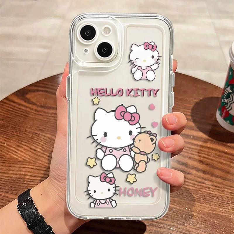 Hello Kitty Bear Cute Phone Case For iPhone