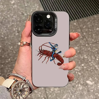 Lobster Diving With Scuba Diver Phone Case For iPhone