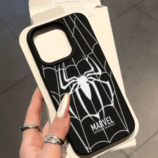 Super Cool Spider Man Web Pattern Phone Case For iPhone
