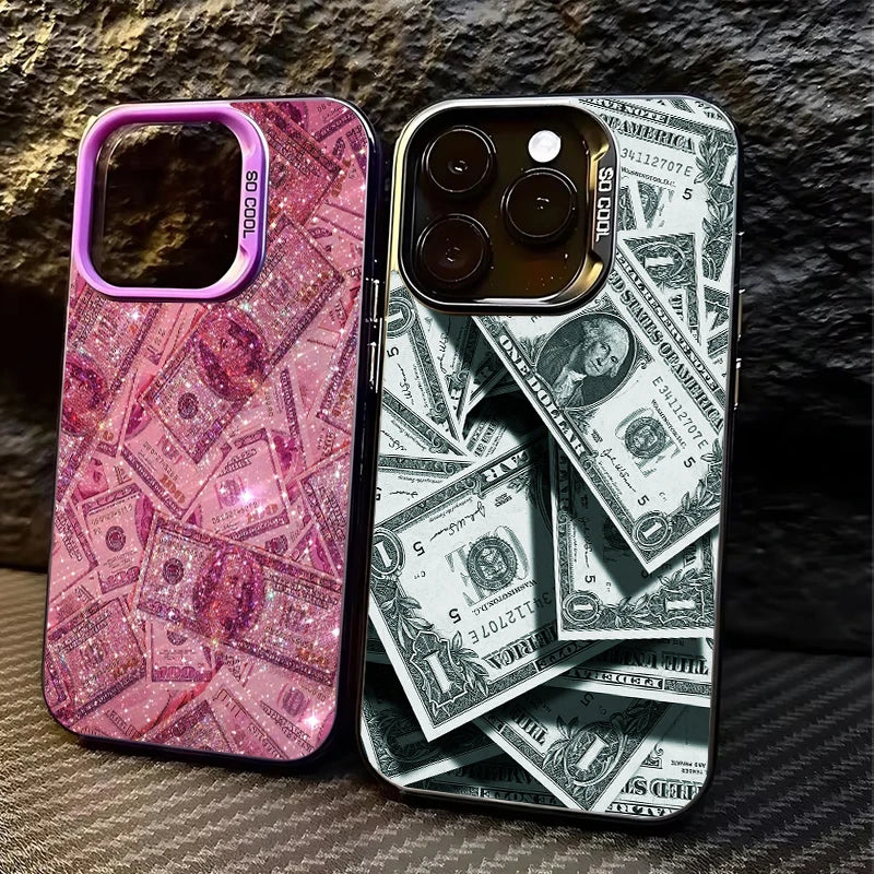 Cool Dollars Coverage Banknote Design Soft Phone Case