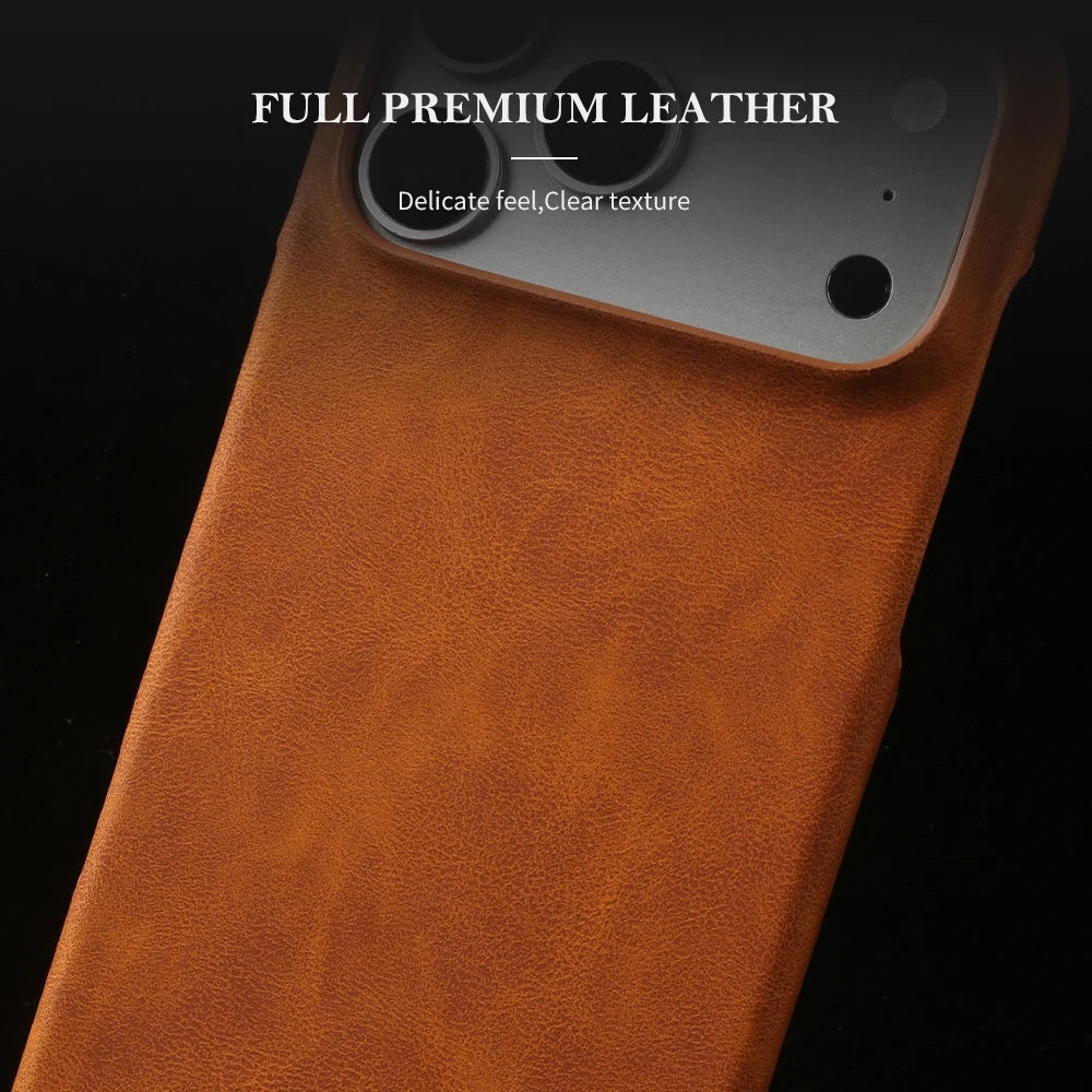 Light Luxury Fashion Business Leather Case For iPhone