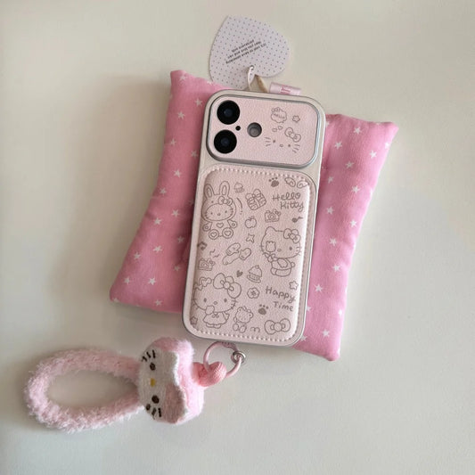 Cute Full Screen Kitty Hot Sale Phone Case For iPhone