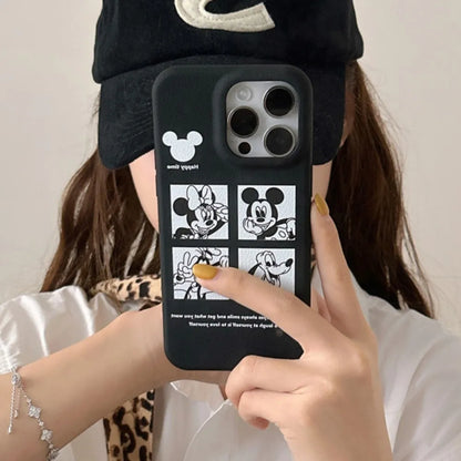 Cartoon Interesting Cute Disney Minnie Mickey Mouse  Soft Phone Case