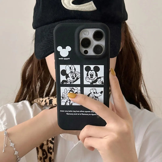 Cartoon Interesting Cute Disney Minnie Mickey Mouse  Soft Phone Case