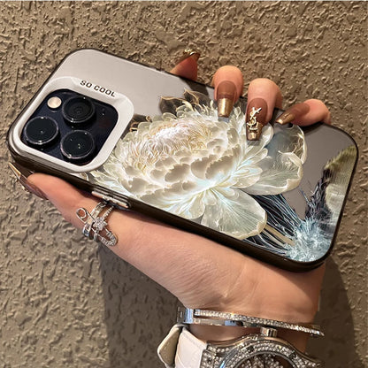 White Lotus Phone Case For iPhone