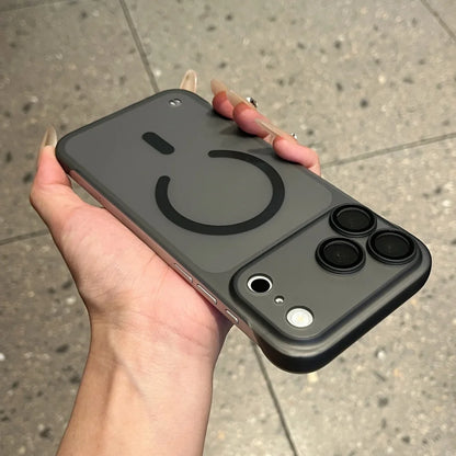 Matte For Magsafe Frameless Hard PC Case  For iPhone