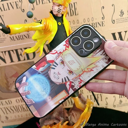 3D Grating Naruto Rasengan Phone Case For iPhone