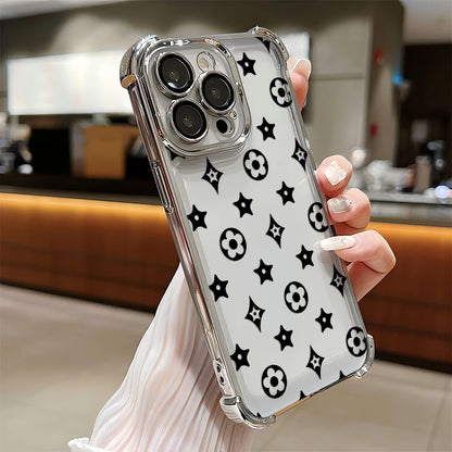 Luxury Fashion Design Floral Star Pattern Phone Case For iPhone