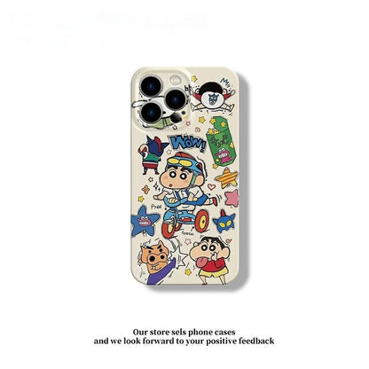 Bicycle Crayon Shin-Chan Phone Case For iPhone
