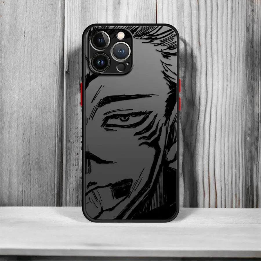 Anime Sukuna Jujutsus Kaisen Soft Cover Case For iPhone