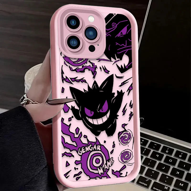 Cartoon Pokemon Gengar Case  For iPhone