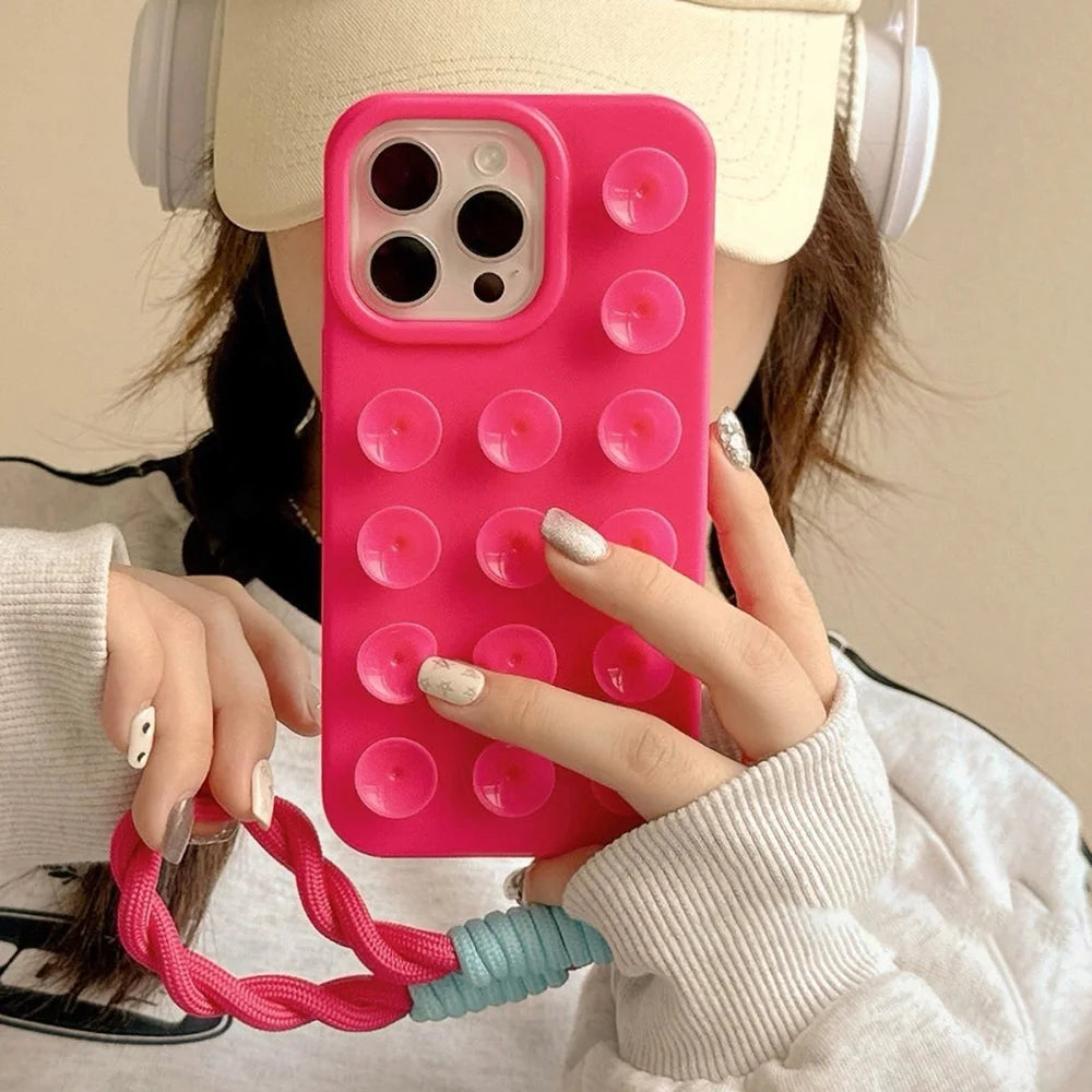 Suction Cup Soft Silicone Phone Case