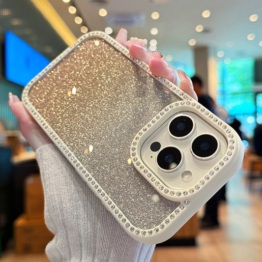 Transparent Diamond Phone Case For iPhone