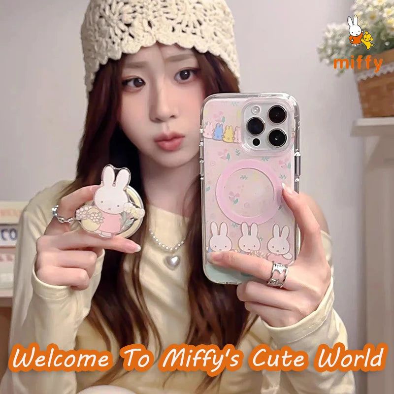 Phone Shell Miffy Cute Three Rabbits Series Suitable For iPhone
