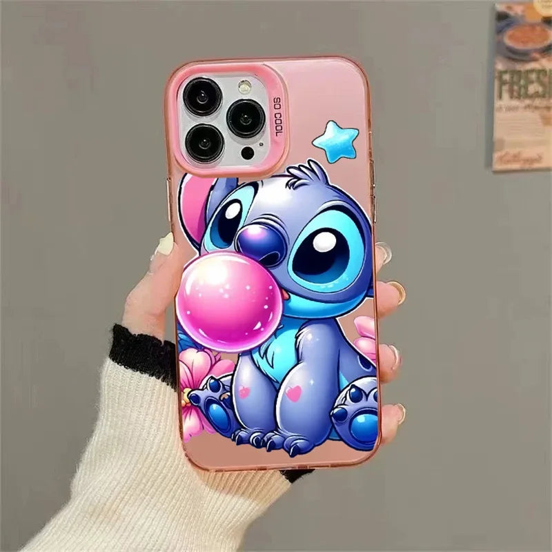 Disney Cute Cartoon Stitch Phone Case For iPhone