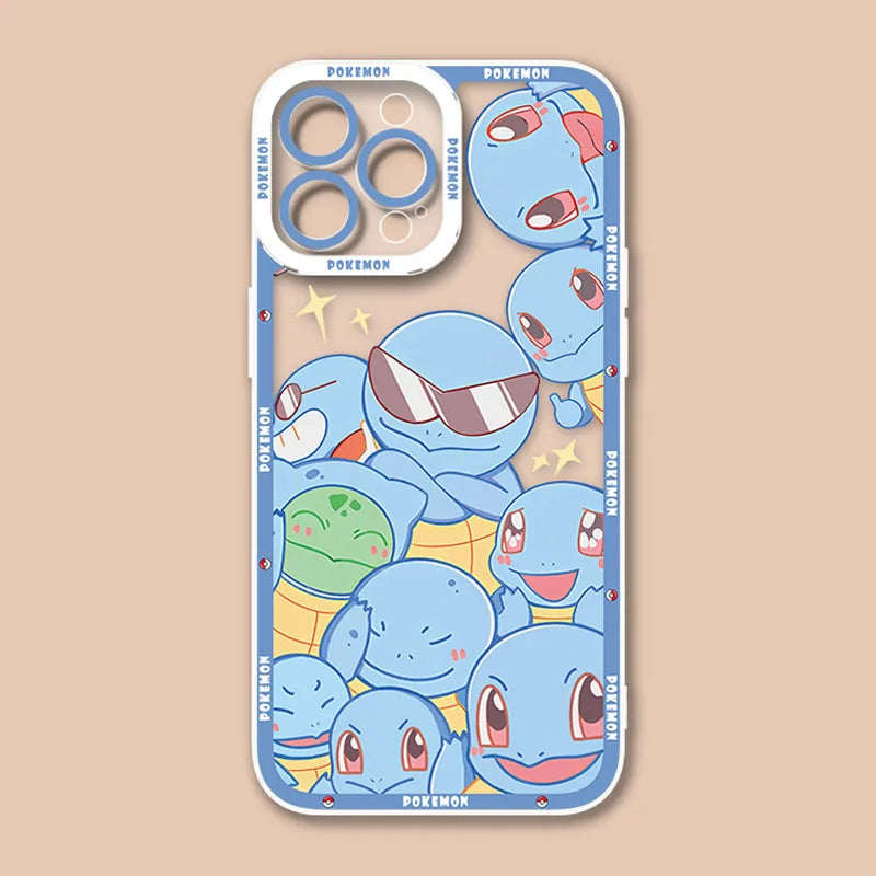 Cartoon Pokemon Soft Silicone Phone Case For iPhone