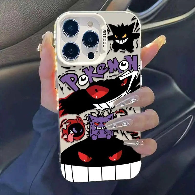 Cool Pokemon Red Eyes Gengar Phone Case For iPhone