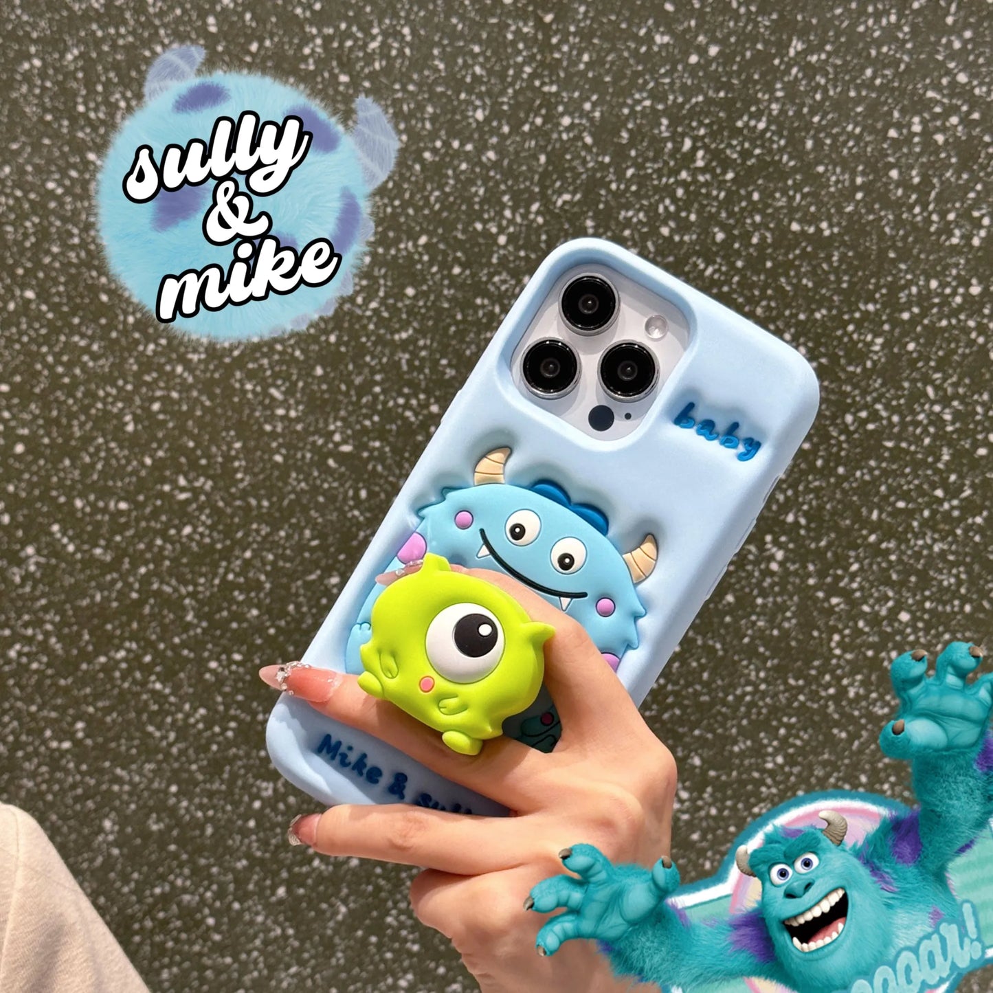 Cute Cartoon Sulley Monster Phone Case
