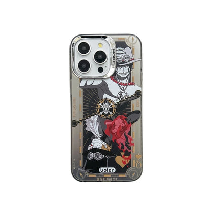 Anime One Piece Ace Sabo Law Sanji Phone Case  For iPhone