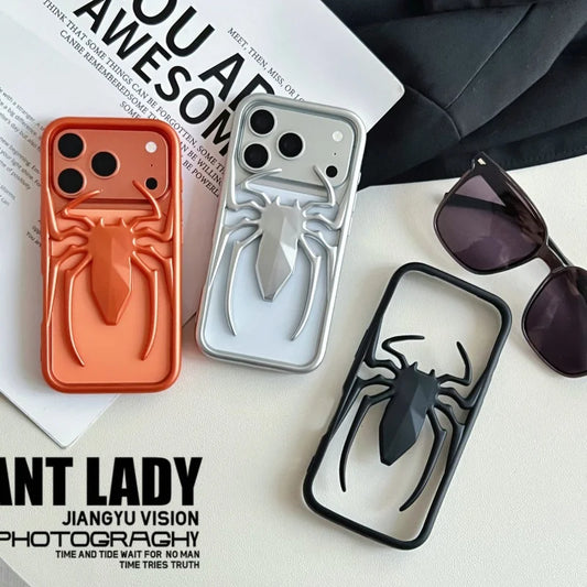 Luxury Spider Hollowed-Out Phone Case For iPhone
