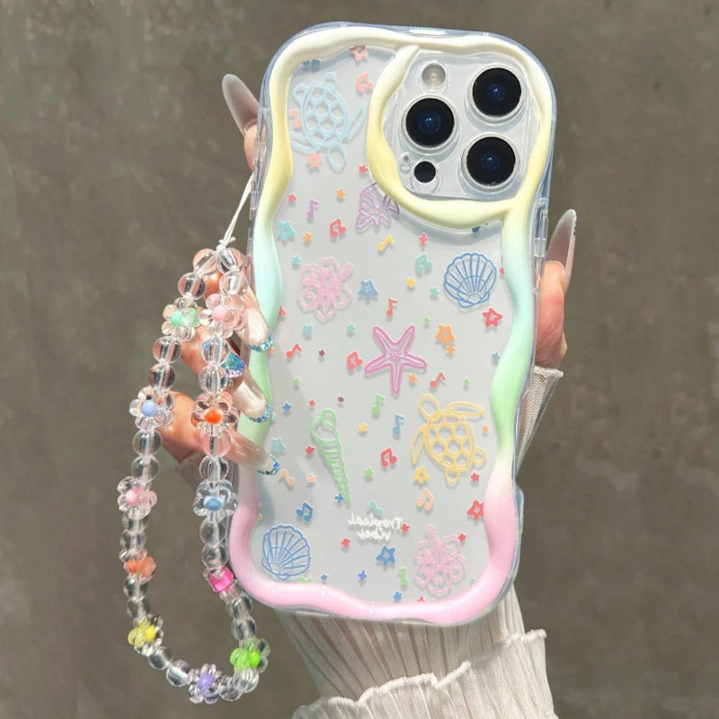Fashion Underwater World Turtle Phone Case For iPhone