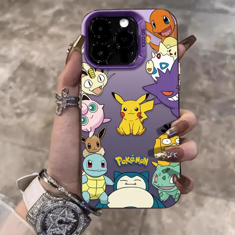 Cute Snorlax Jigglypuff Phone Case  For iPhone