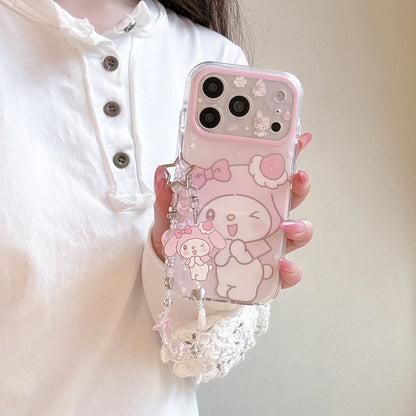 Luxury Strawberry Melody Hat Cinnamoroll Hot Sale Phone Case For iPhone