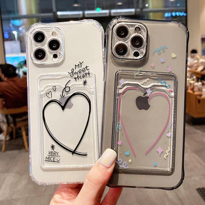 Soft Card Slot Bag Holder Phone Case