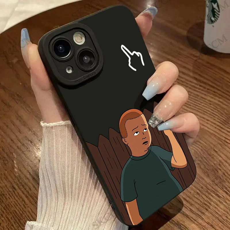 Funny Cartoon Man Phone Case For iPhone